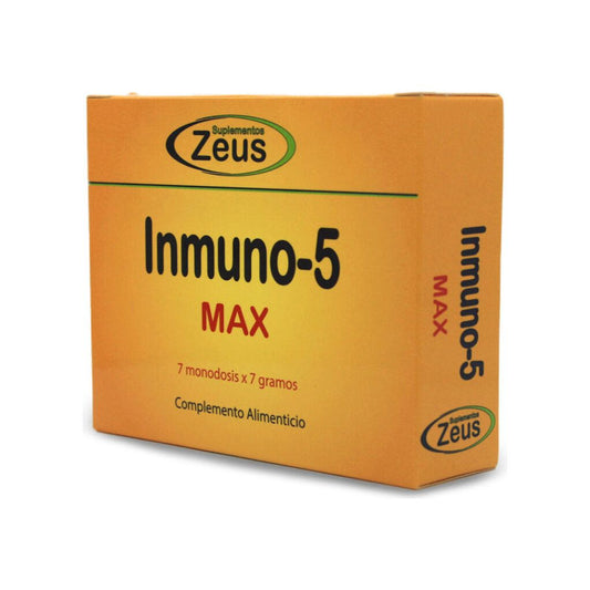 Inmuno-5 Max Sobres 7 sobres | Zeus - Dietetica Ferrer