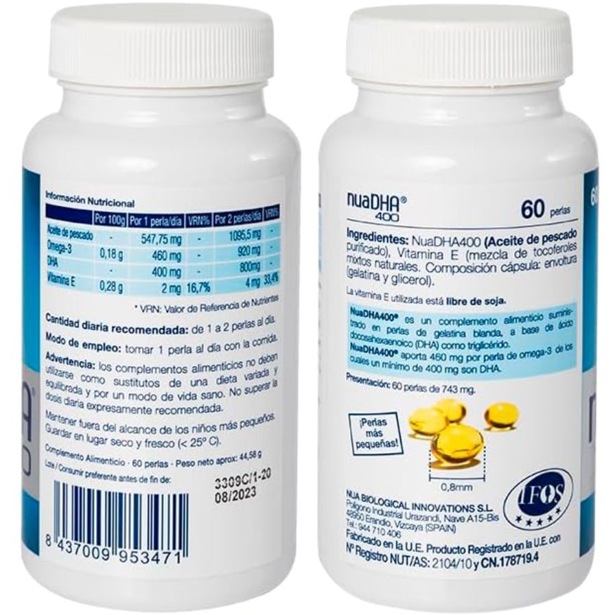 NUADHA 400 mg 90 pérolas | NUA Biological
