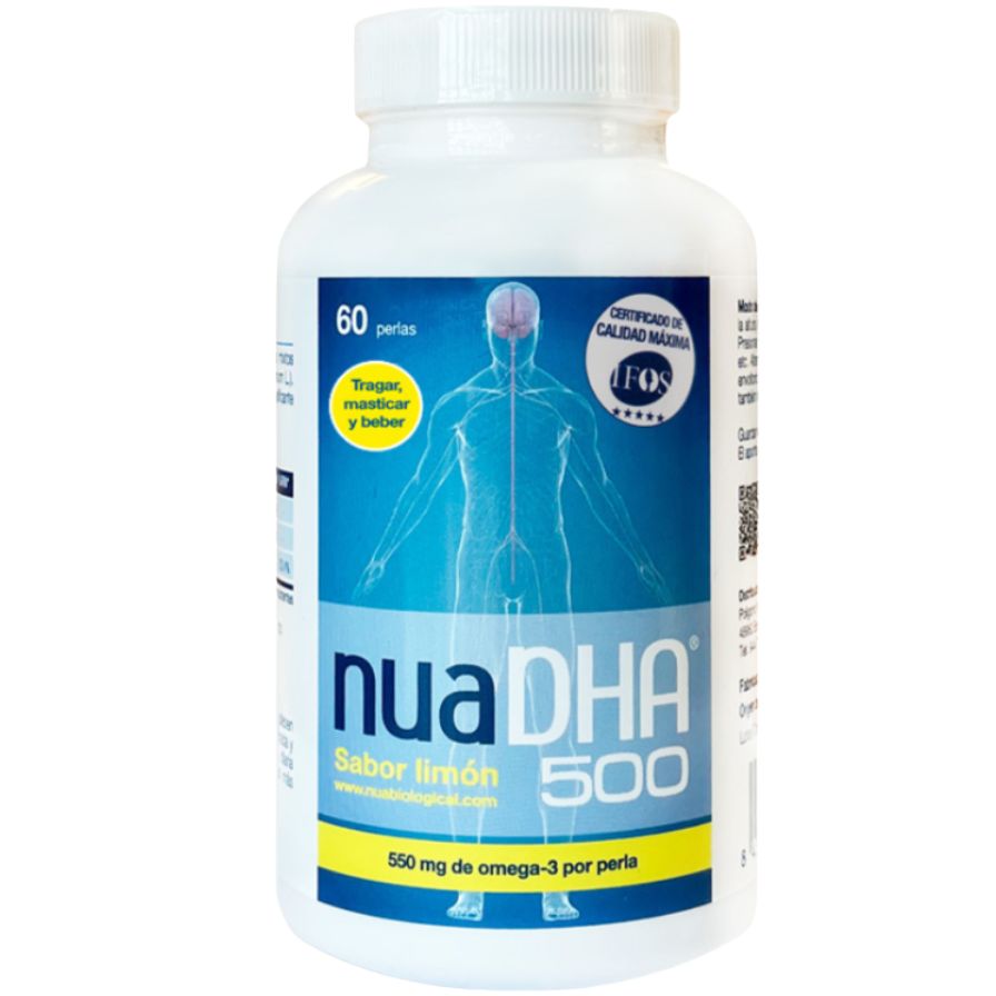DHA 500 60 perlas | NUA Biological - Dietetica Ferrer