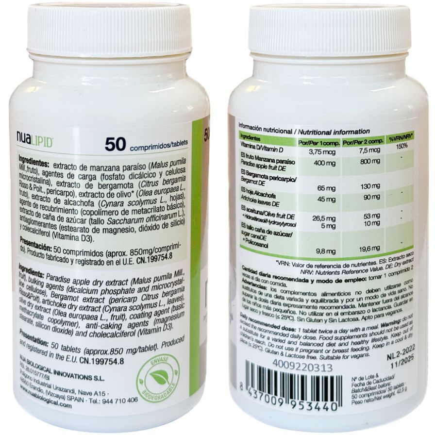 NuaLipid 50 Cápsulas | NUA Biological - Dietetica Ferrer