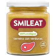 Tarrito De Ternera Con Verduras Bio 230 Gr | Smileat