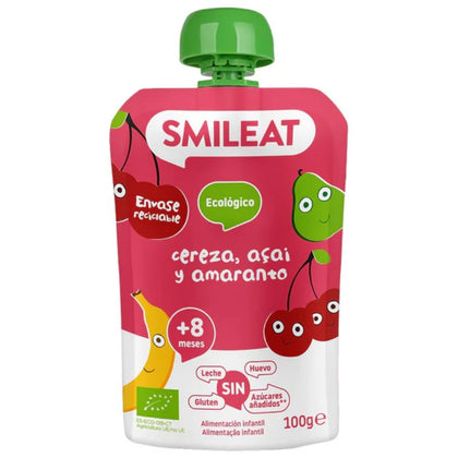 Pouch De Cereza Açai Y Amaranto Bio 100 Gr | Smileat