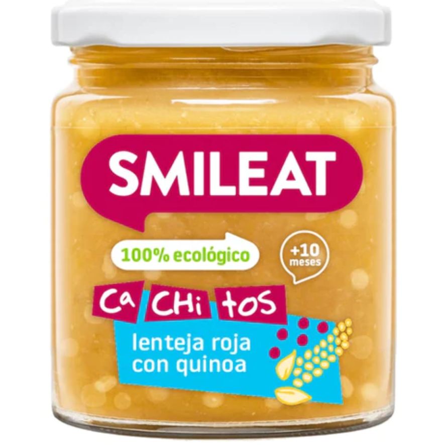 Tarrito Con Cachitos De Lentejas Con Quinoa Bio 230 Gr | Smileat