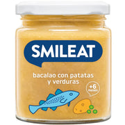 Tarrito De Bacalao Con Verdura Bio 230 Gr | Smileat