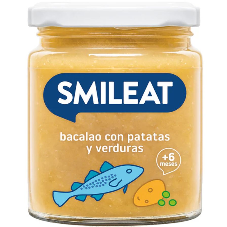 Tarrito De Bacalao Con Verdura Bio 230 Gr | Smileat