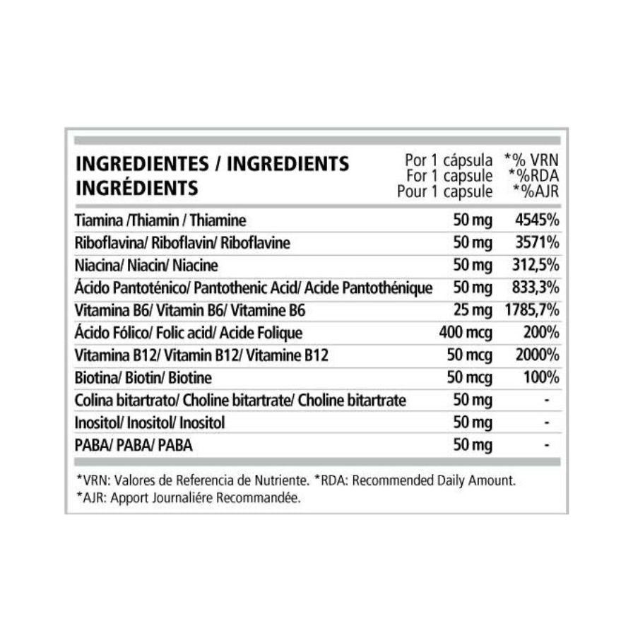 Super B Complex 90 Capsulas | PWD Nutrition - Dietetica Ferrer