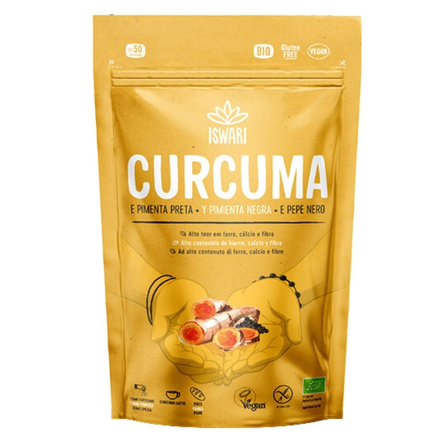 Curcuma & Pimienta Negra 150 Gr | Iswari - Dietetica Ferrer