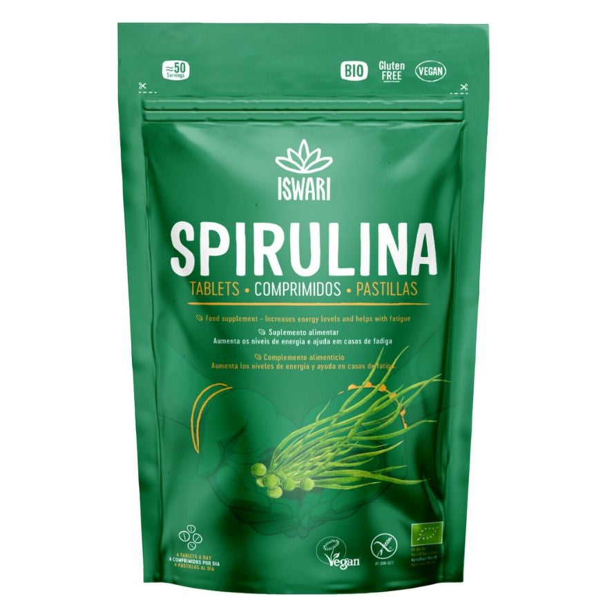 Spirulina Comprimidos Bio 100 Gr | Iswari - Dietetica Ferrer