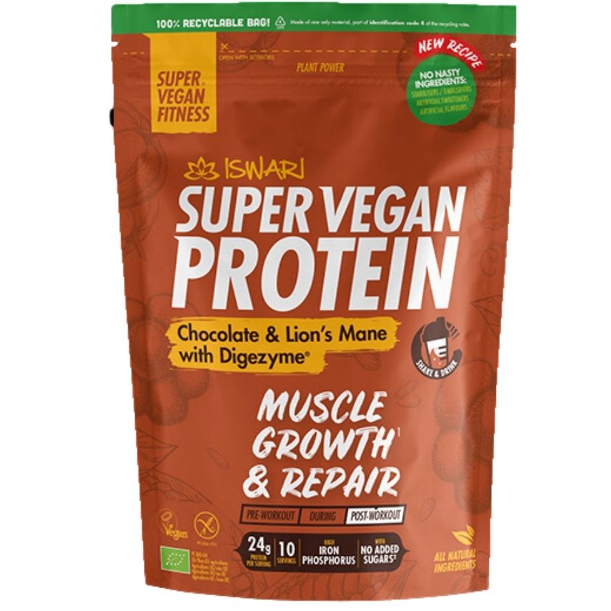 Super Vegan Choco & Lion'S Mane 400 Gr | Iswari - Dietetica Ferrer