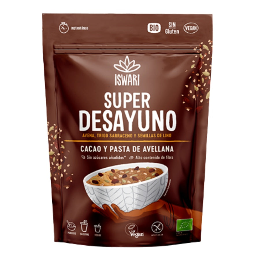 Superdesayunos Cacao 360 Gr | Iswari - Dietetica Ferrer