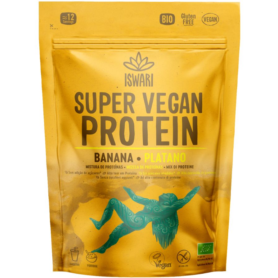 Super Vegan Protein Banana Bio 250 Gr | Iswari