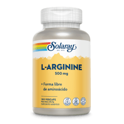 L Arginine 500 Mg 100 Capsulas | Solaray - Dietetica Ferrer