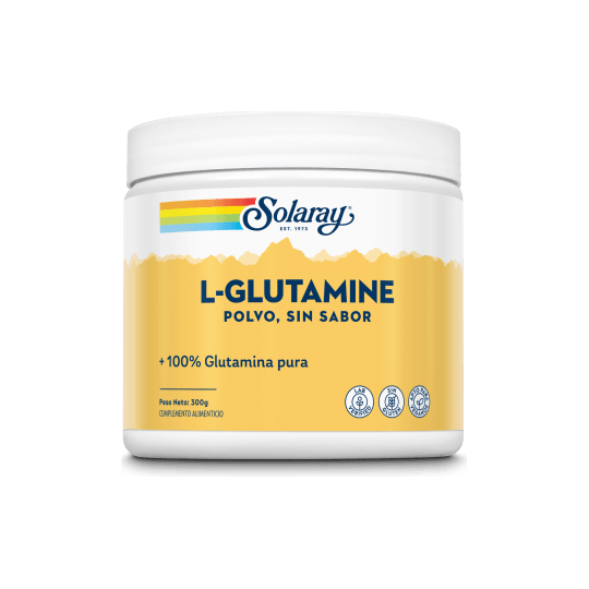 L-Glutamine Polvo 300 gr | Solaray - Dietetica Ferrer