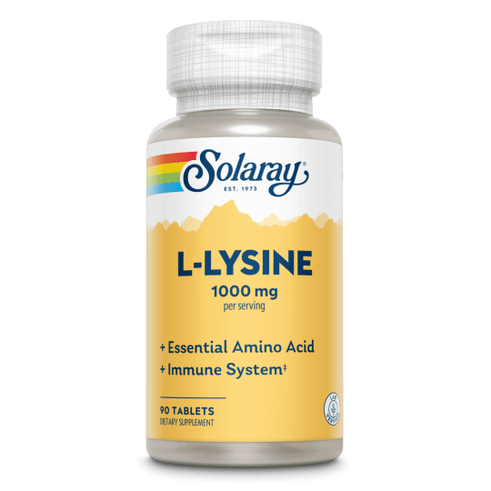 L-Lysine Plus 90 comprimidos | Solaray - Dietetica Ferrer