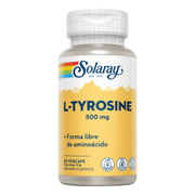 L Tyrosine 500 Mg 50 Capsulas | Solaray - Dietetica Ferrer