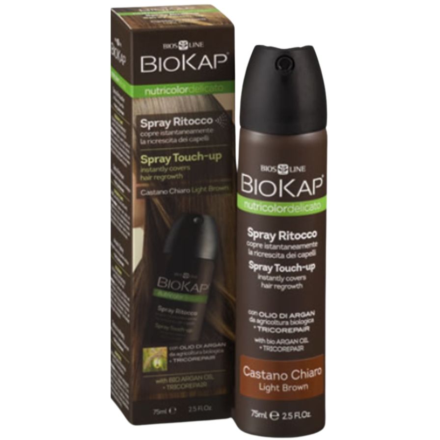 Spray Retoque Castanho Claro 75 ml | Biocap