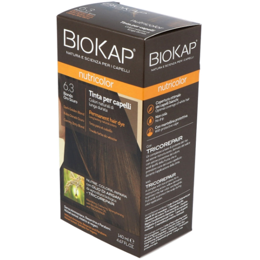 Corante Loiro Escuro Dourado 6.3 140 ml | Biocap