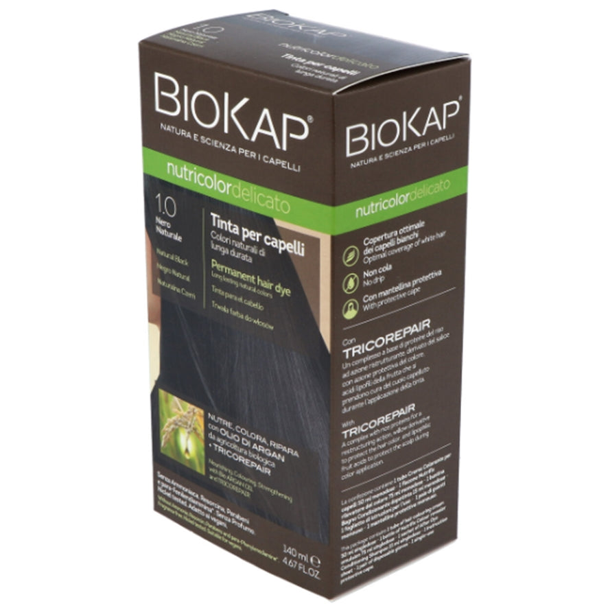 Natural Black Delicate Dye 1.0 140 ml | Biocap
