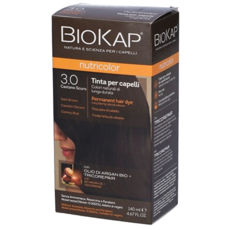 Cor do Cabelo Castanho Escuro 3.0 140 ml | Biocap
