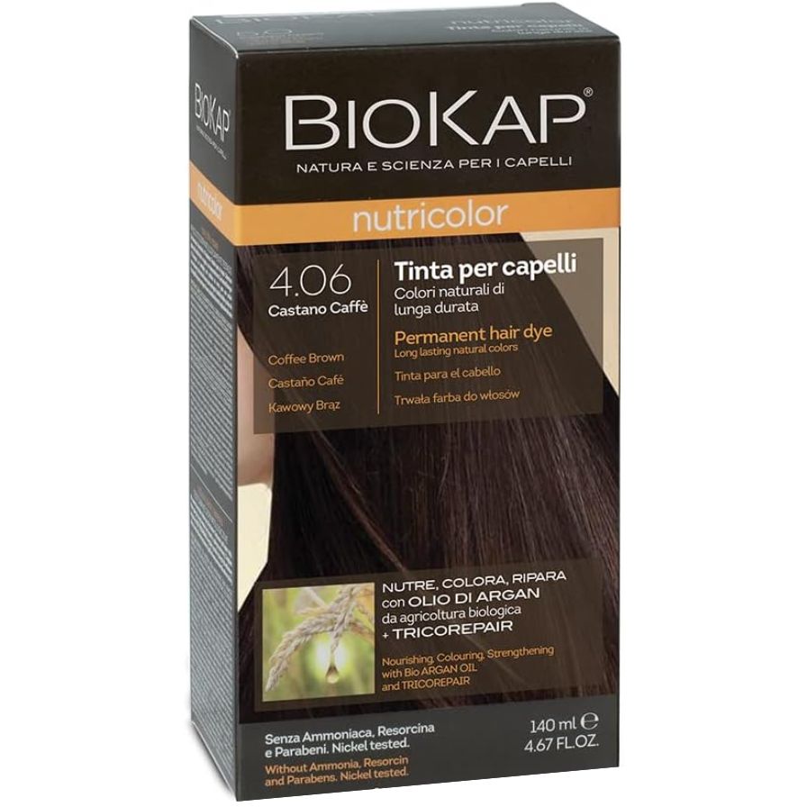 Castanho Castanho Coloração 4.06 140 ml | Biocap