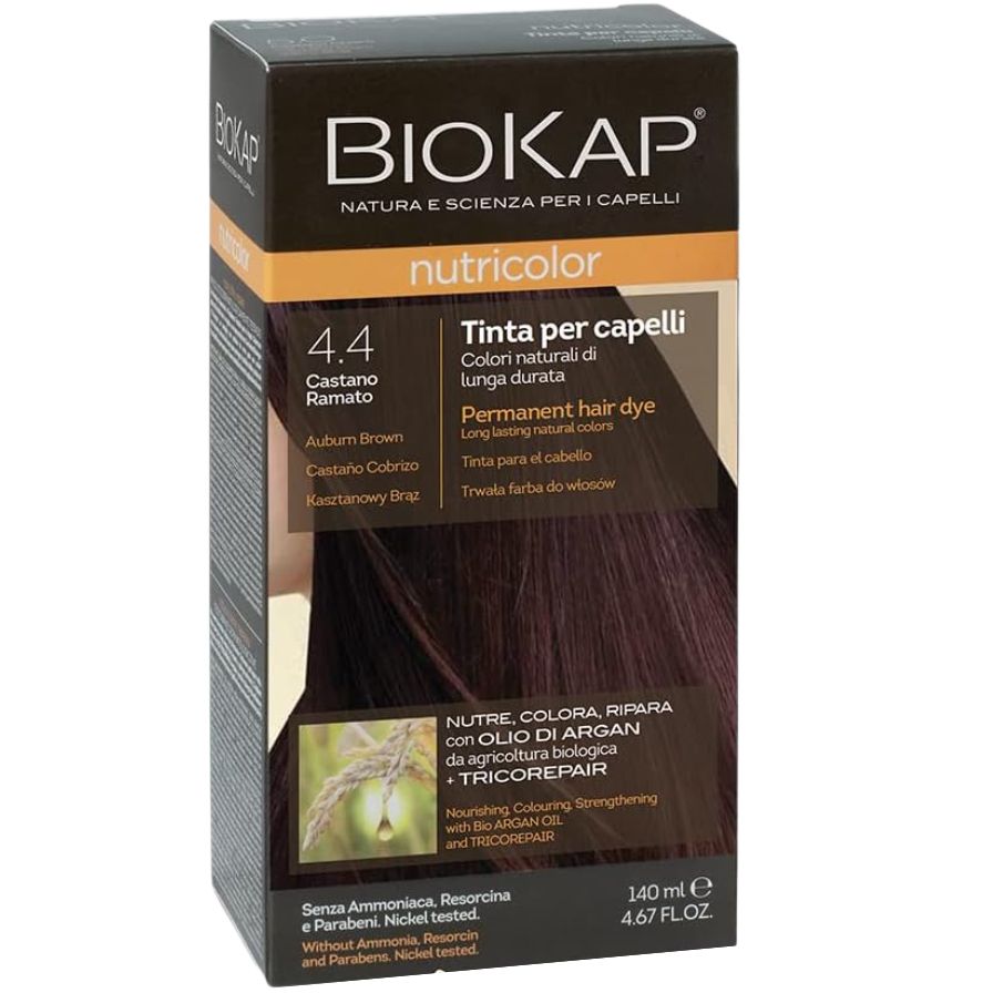 Cor de Cabelo Castanho Cobre 4.4 140 ml | Biocap
