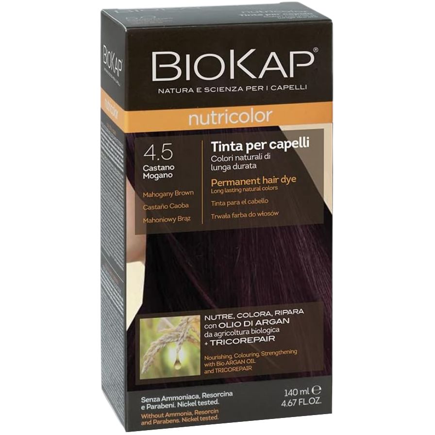 Corante Castanha Mogno 4.5 140 ml | Biocap