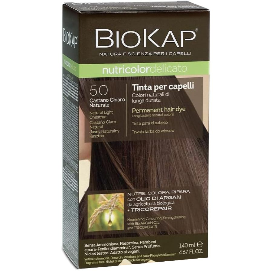 Delicato Natural Light Brown Color 5.0 140 ml | Biocap