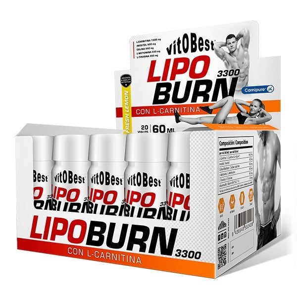 Lipoburn 20 viales | Vitobest - Dietetica Ferrer