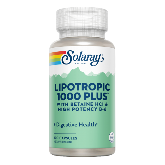 Lipotropic 1000 Plus 100 cápsulas | Solaray - Dietetica Ferrer