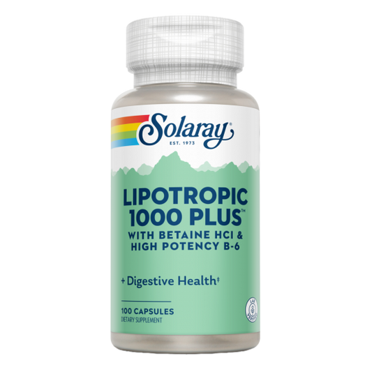 Lipotropic 1000 Plus 100 cápsulas | Solaray - Dietetica Ferrer