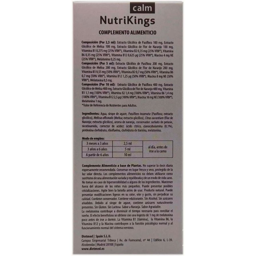 Nutrikings Calm 150 ml | Dietmed - Dietetica Ferrer