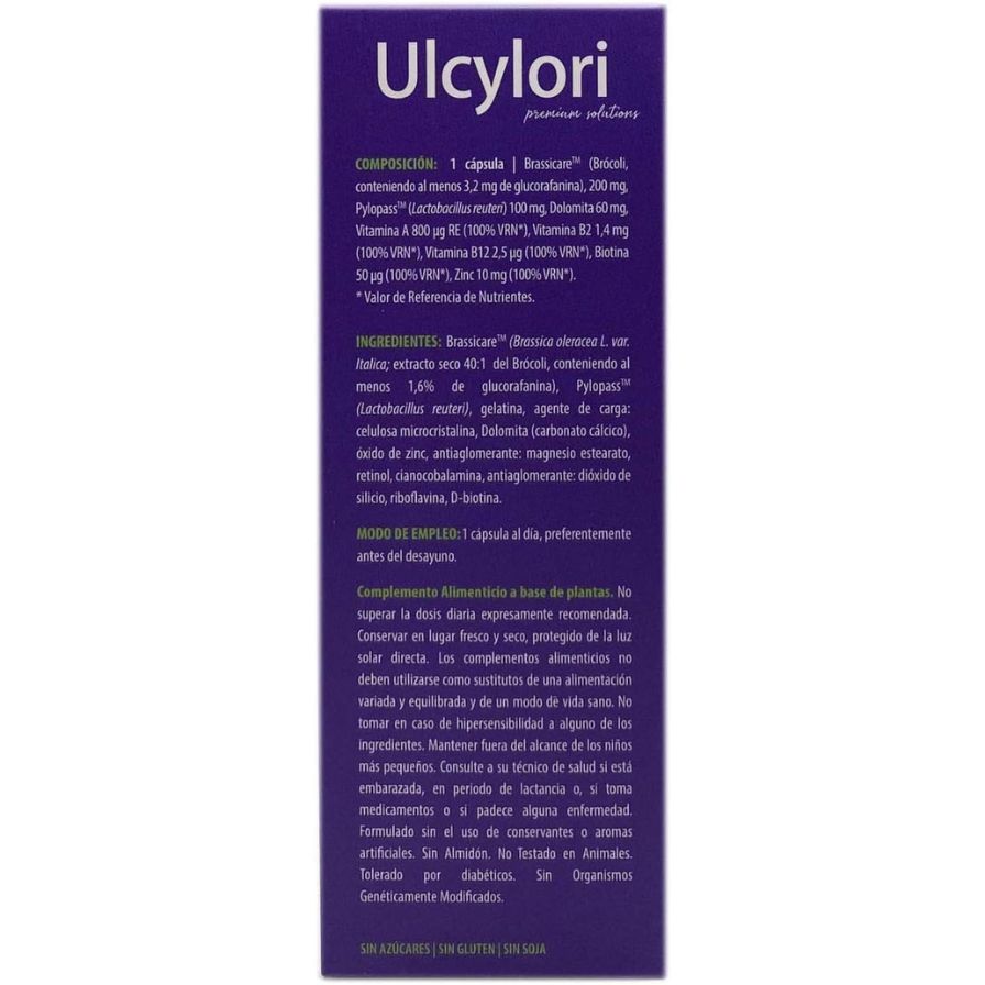 Ulcylori 30 Capsulas | Dietmed - Dietetica Ferrer