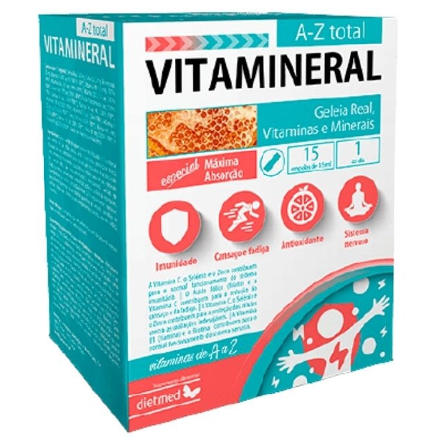 Vitamineral A-Z 15 Ampollas | Dietmed - Dietetica Ferrer