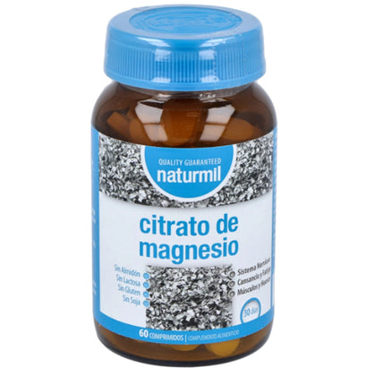 Citrato de Magnesio 60 Comprimidos | Naturmil - Dietetica Ferrer