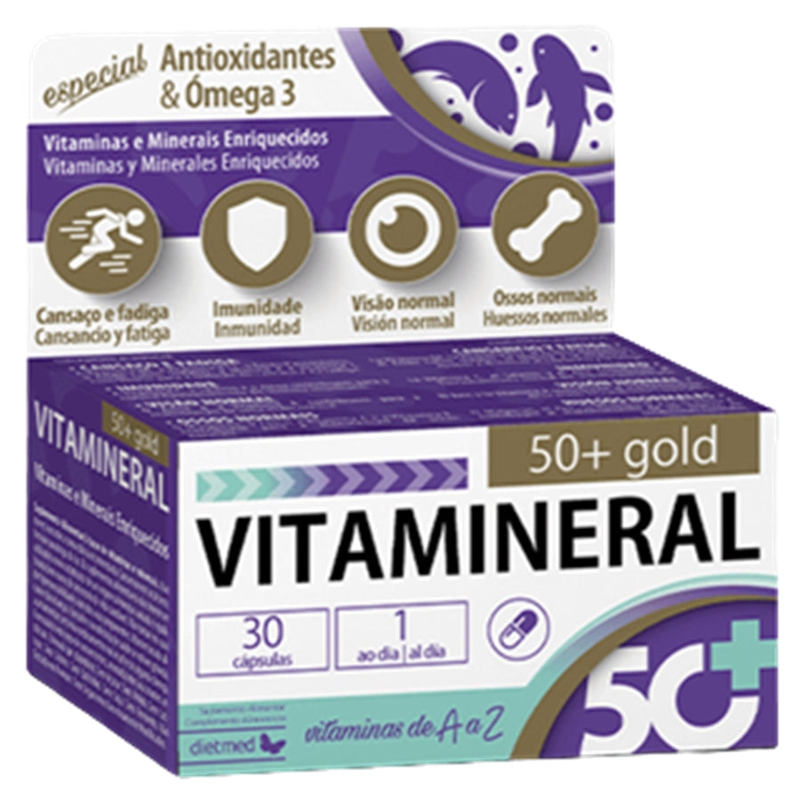 Vitamineral 50+ 30 Capsulas | Dietmed - Dietetica Ferrer