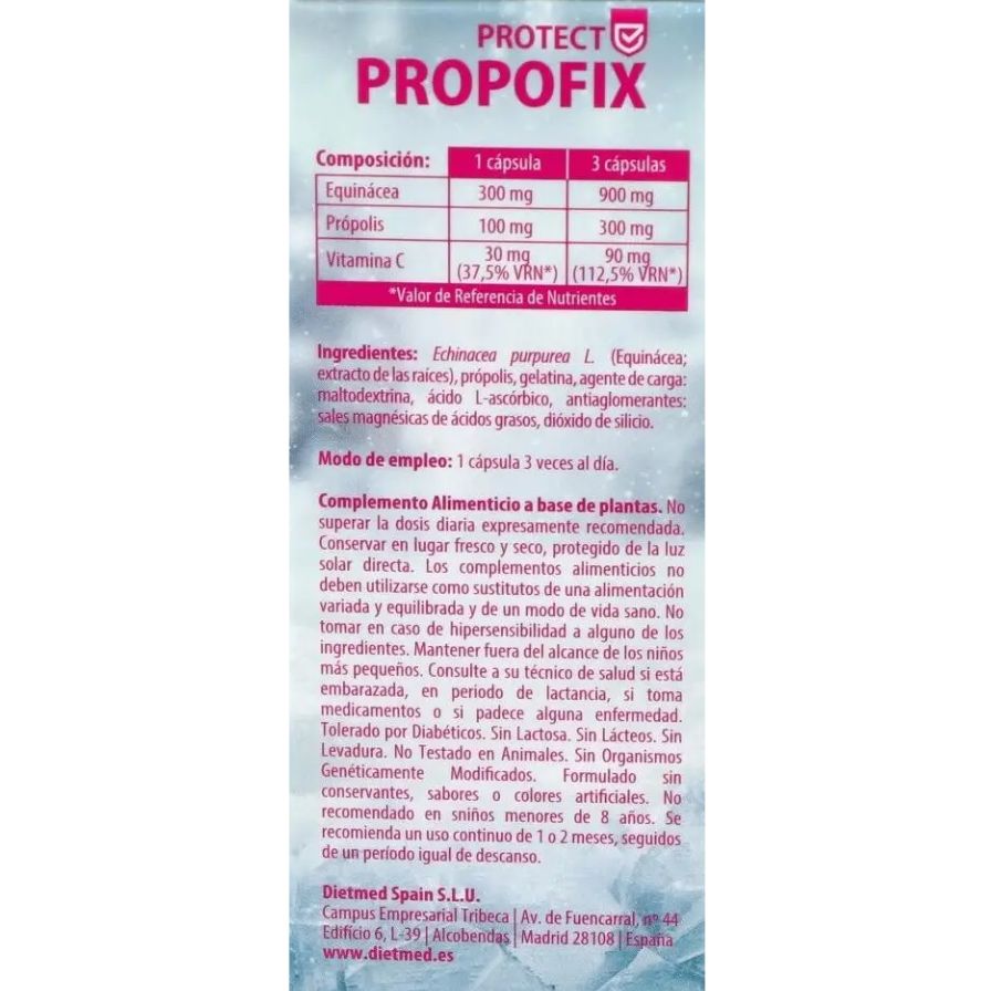 Propofix Protect 60 Capsulas | Dietmed - Dietetica Ferrer
