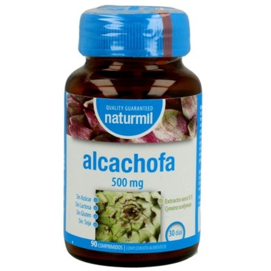 Alcachofa 500mg 90 Comprimidos | Naturmil - Dietetica Ferrer