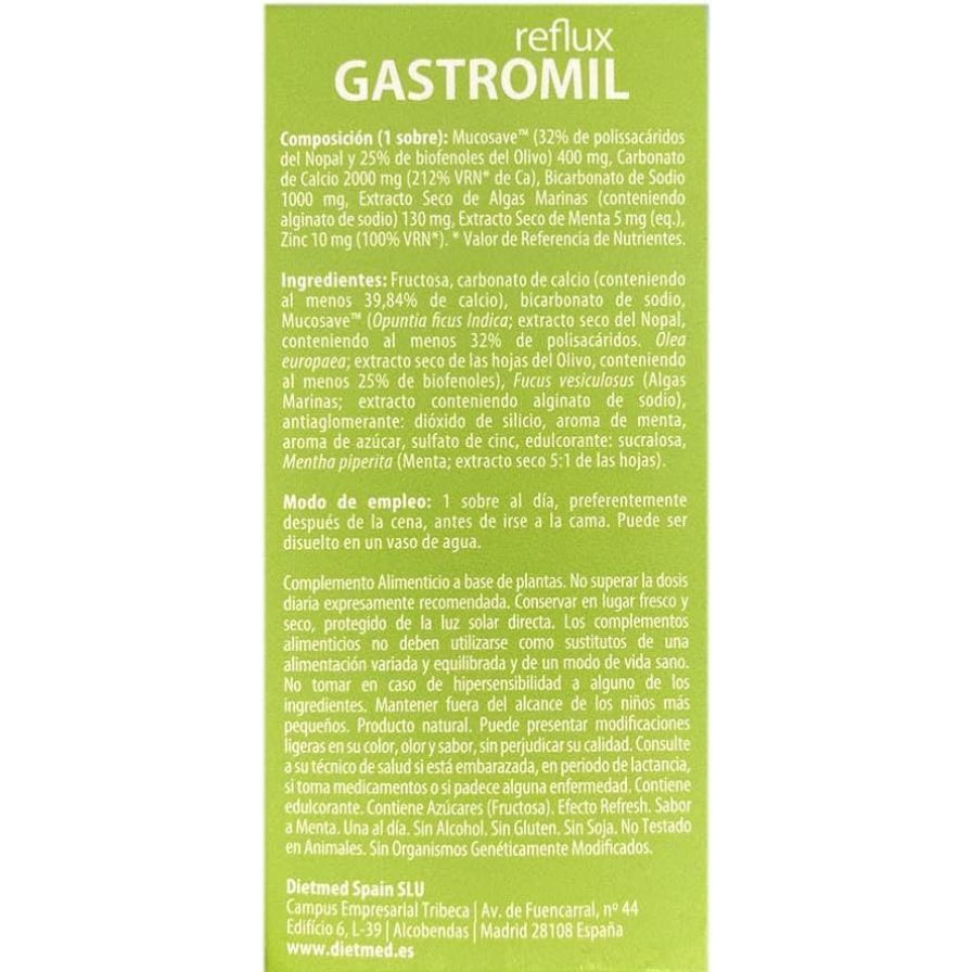 Gastromil Reflux 20 Sobres | Dietmed - Dietetica Ferrer