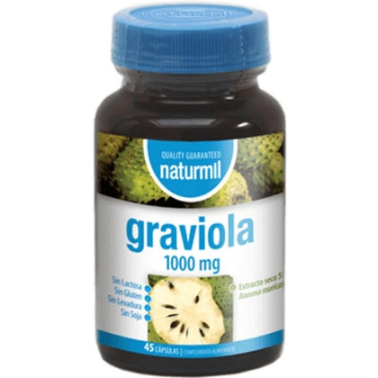 Graviola Anona 1000mg 45 Capsulas | Naturmil - Dietetica Ferrer