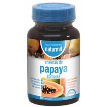 Enzimas de Papaya 90 Comprimidos | Naturmil - Dietetica Ferrer