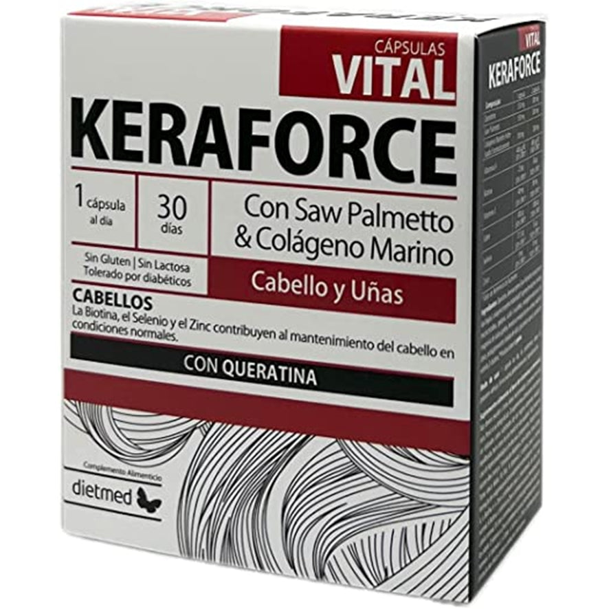 Keraforce Vital 30 Capsulas | Dietmed - Dietetica Ferrer