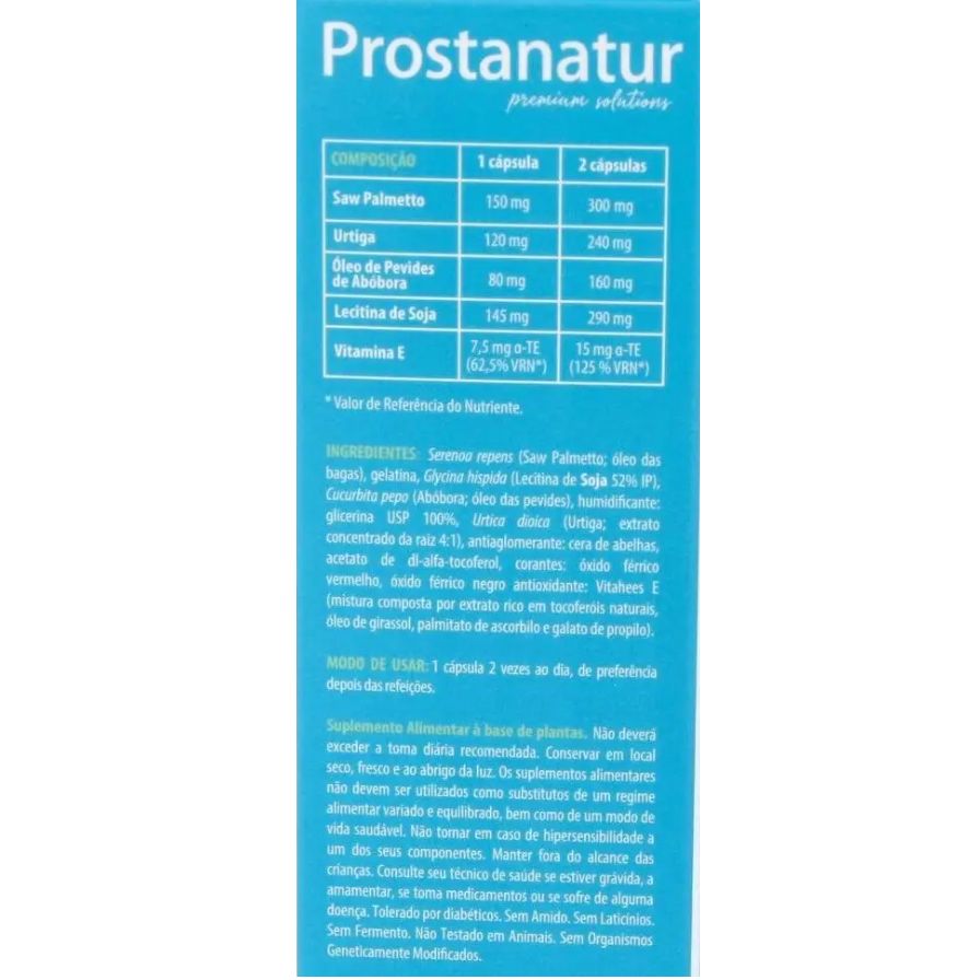 Prostanatur 60 Capsulas | Dietmed - Dietetica Ferrer