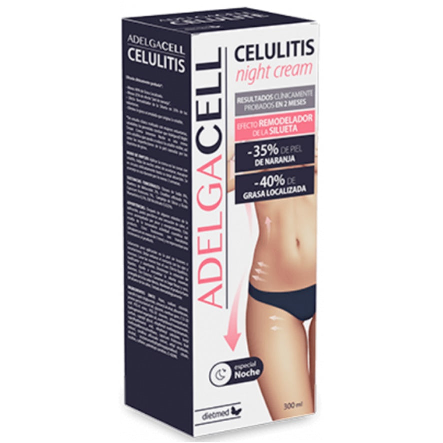 Adelgacell Celulitis Crema De Noche 300 ml | Dietmed - Dietetica Ferrer