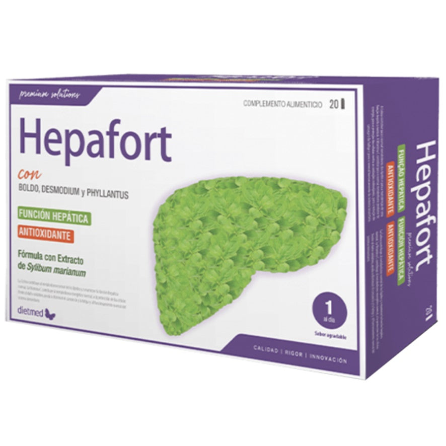 Hepafort 20 Ampollas | Dietmed - Dietetica Ferrer