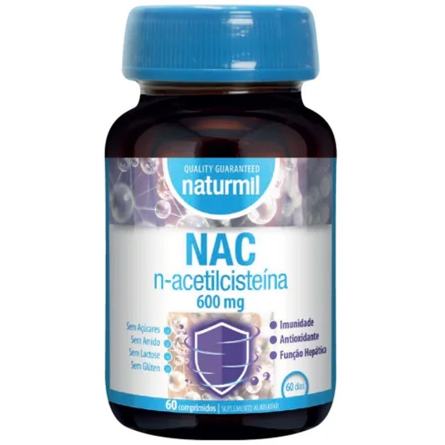 NAC 60 Comprimidos | Naturmil - Dietetica Ferrer