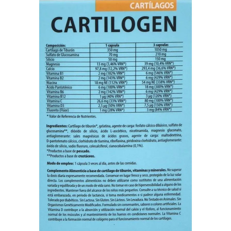 Cartilogen 90 Capsulas | Dietmed - Dietetica Ferrer