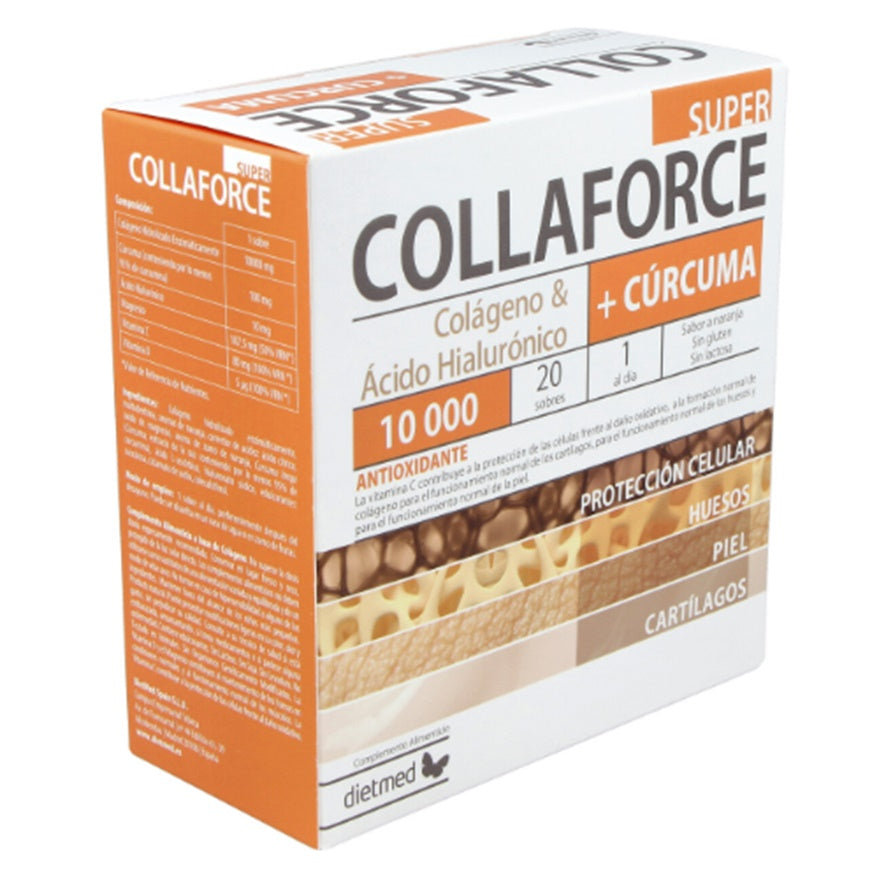 Collaforce Super 10.000 + Curcuma 20 Sobres | Dietmed - Dietetica Ferrer