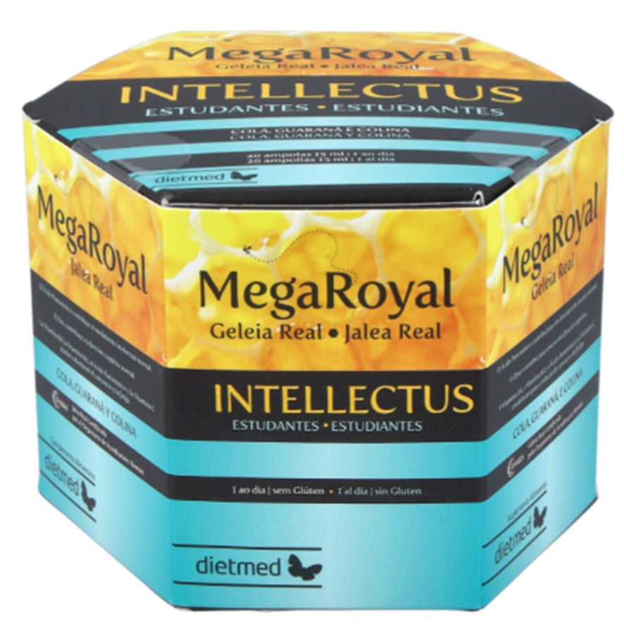 Mega Royal Intellectus 20 Ampollas | Dietmed - Dietetica Ferrer