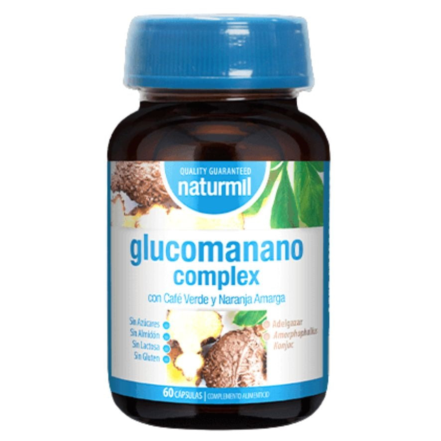 Glucomanano 500mg 60 Capsulas | Naturmil
