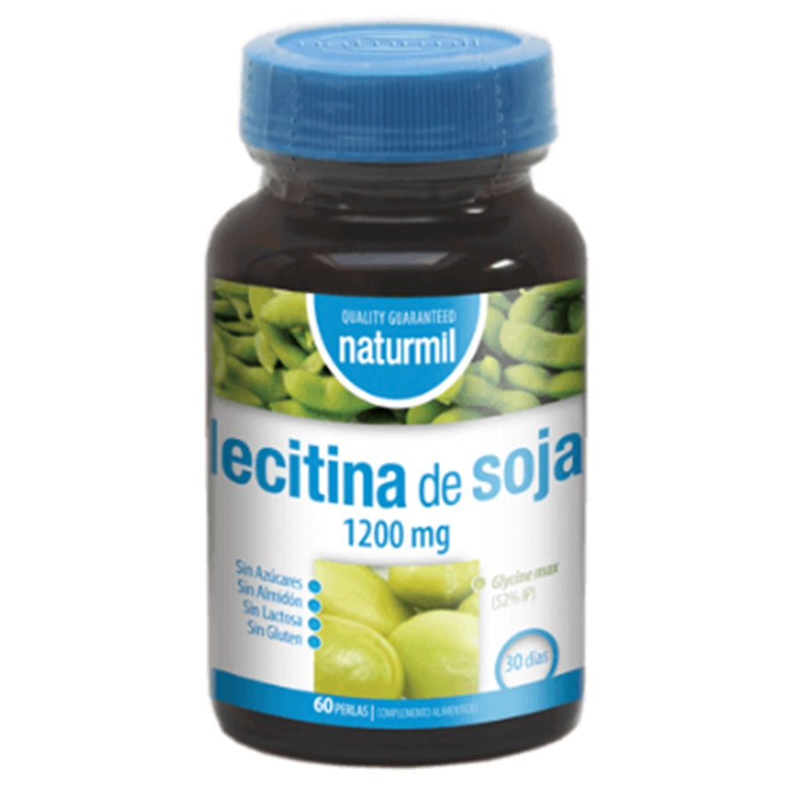 Lecitina De Soja 1200Mg 60 Perlas | Naturmil - Dietetica Ferrer